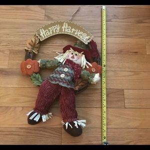 Fall Happy Harvest  Grapevine Wreath